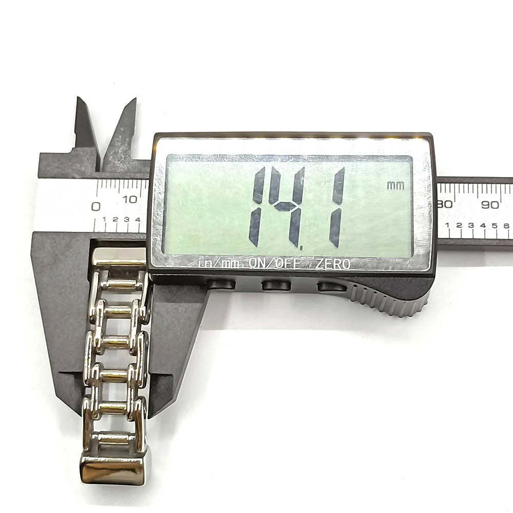 10Pcs 316L Stainless Steel Connectors Punk Motor Chain Connector Hole 12*6mm for DIY Bracelet Findings Jewelry Making Parts