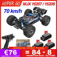 HYPER GO 70KM/H MJX 16207 16208 1/16 RC Car Brushless 4WD Racing Car Electric Off-Road Remote Control Truck RC Toy