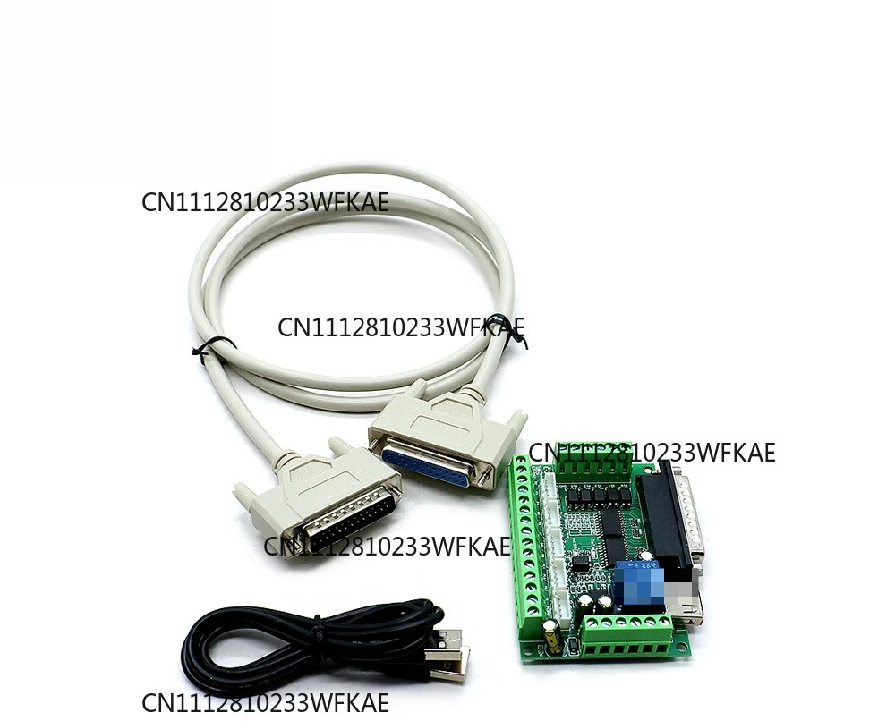 Breakout Board CNC DB25 MACH3 5 Axis Interface Drive Motion Controller with optical coupler for stepper motor drive controller