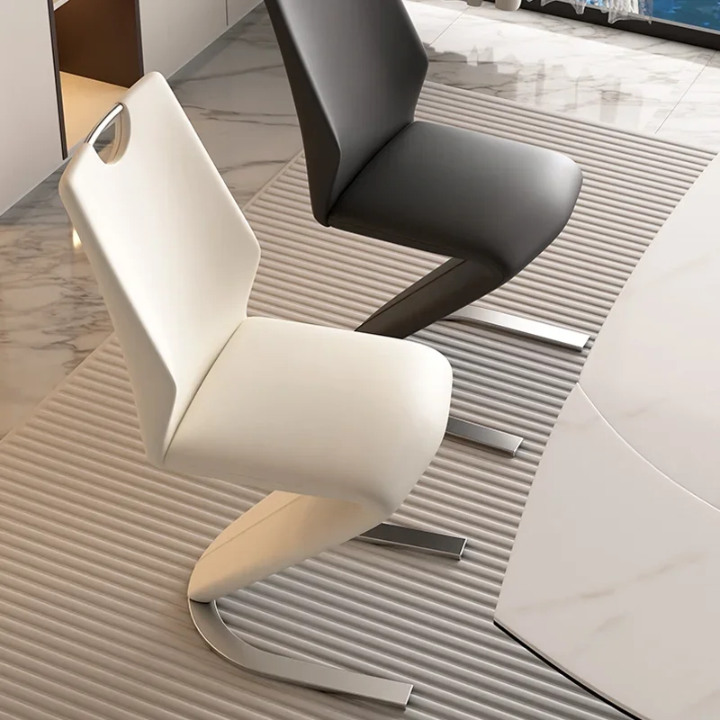 Simple, Light Luxury, High Sense, Chair, Nordic, Home, Dining Chair, Cream Style, Backrest, Mermaid, Office, Negotiation