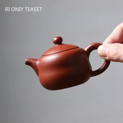 110ml Creative Handmade Gourd Shape Teapot Small Capacity Chaozhou Purple Clay Tea Pot Kettle Beauty Tea Infuser Chinese Teaware