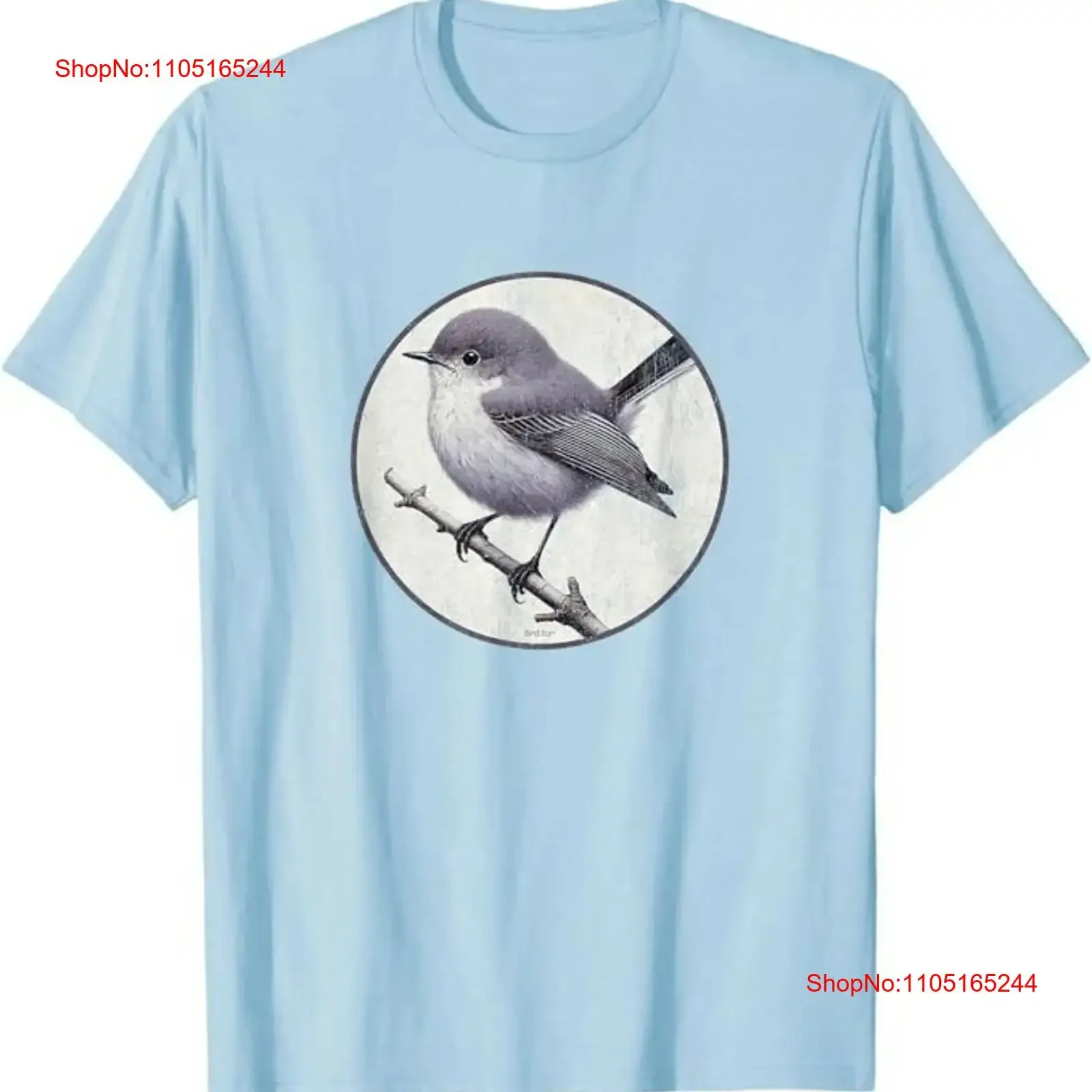 California Gnatcatcher T Shirt Retro Bird Design 10 Colors by Fan vintage Washed Stretched designer clothes fashion Unisex