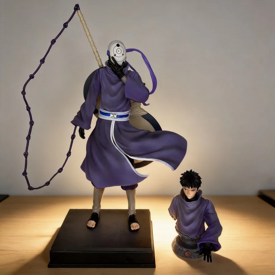 

Аниме-фигурка Наруто Учиха Обито, 36 см, коллекционная модель, статуэтка GK, украшение для рабочего стола, подарок для фанатов