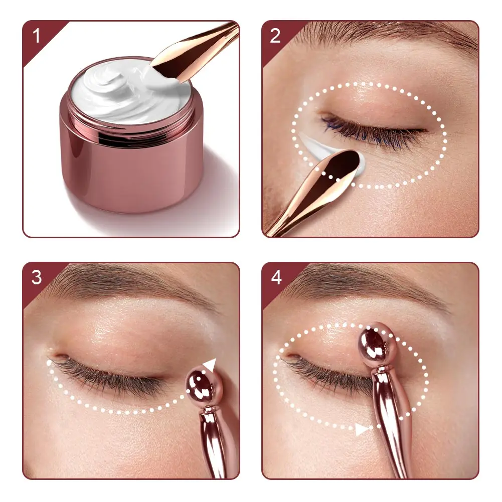 2in1 Gesichts-Augenmassagestab, Augencreme-Applikator für Anti-Falten, Augenringe, Gesichtslifting, Mischspatel, Schaufel, Mini-Löffel – Detail 7