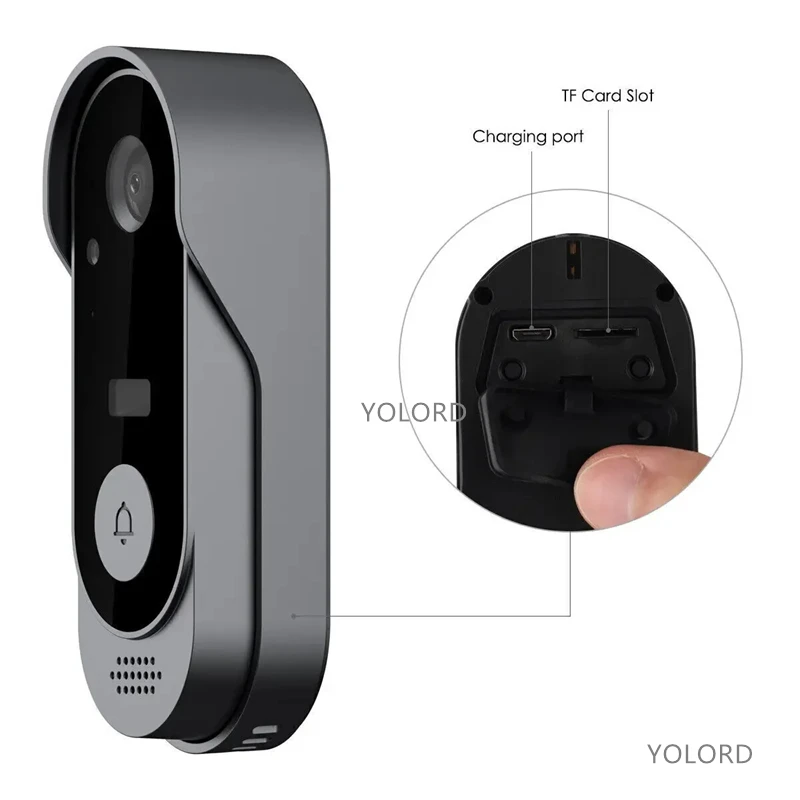 Tuya Doorbell With Camera Wireless Bundle Video Doorbell Remote WIFI HD Outdoor Phone Door Bell Camera Security Video Intercom