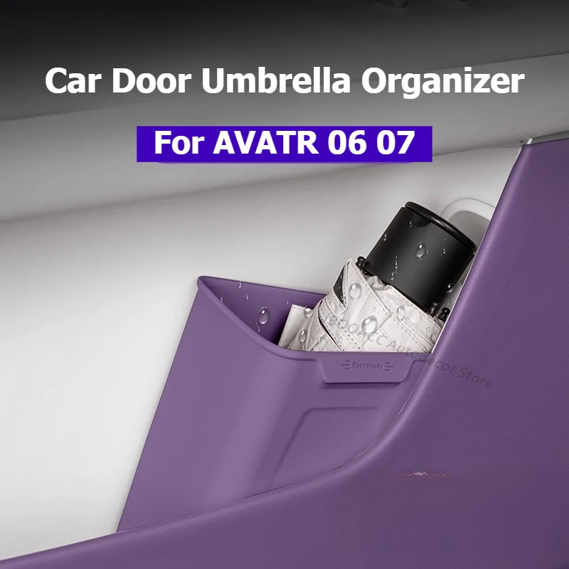 

Для Changan AVATR 06 07, автомобильный мусорный бак, дверной ящик для хранения, органайзер для зонта, мусорный бак, автомобильные аксессуары для интерьера