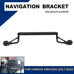 Motorcycle Mobile Phone Holder GPS Navigation Bracket Mount Expansion Stand Crossbar For Yamaha XMAX300 X-MAX 300 XMAX 2017-2022
