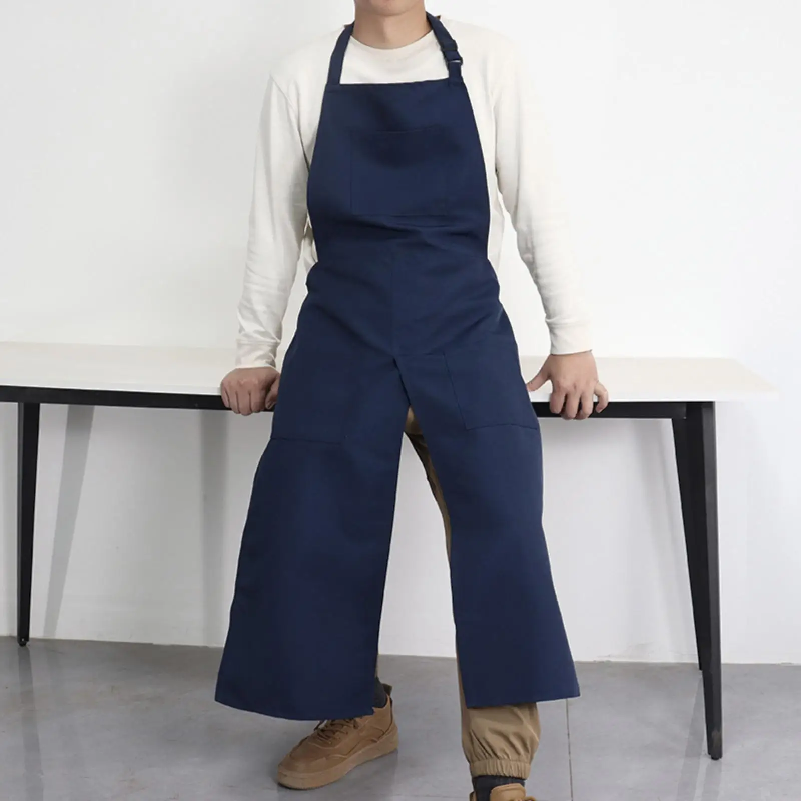 

Split Leg Apron Lightweight Multipurpose with Pockets Pottery Apron Ceramics Clay Apron for Carpentry DIY Clay Artists Potters