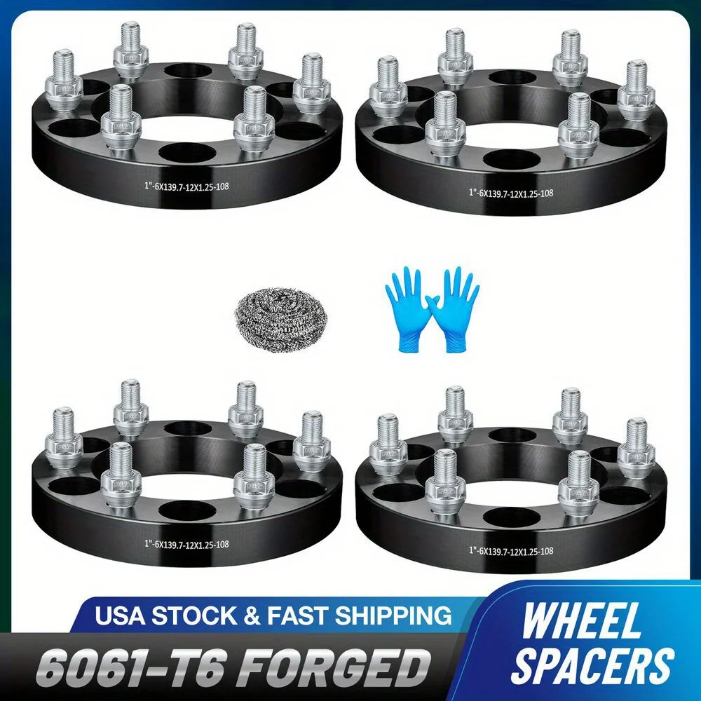 4 قطعة فواصل عجلات 1 بوصة 6x139.7 6x5.5 يناسب إنفينيتي QX4 نيسان فرونتير تيتان