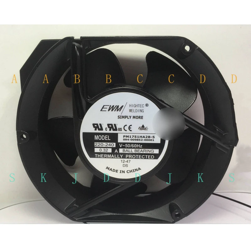 

M NEW PM1751HA2B-5 AC220-240V 0.32A Cooling Fan