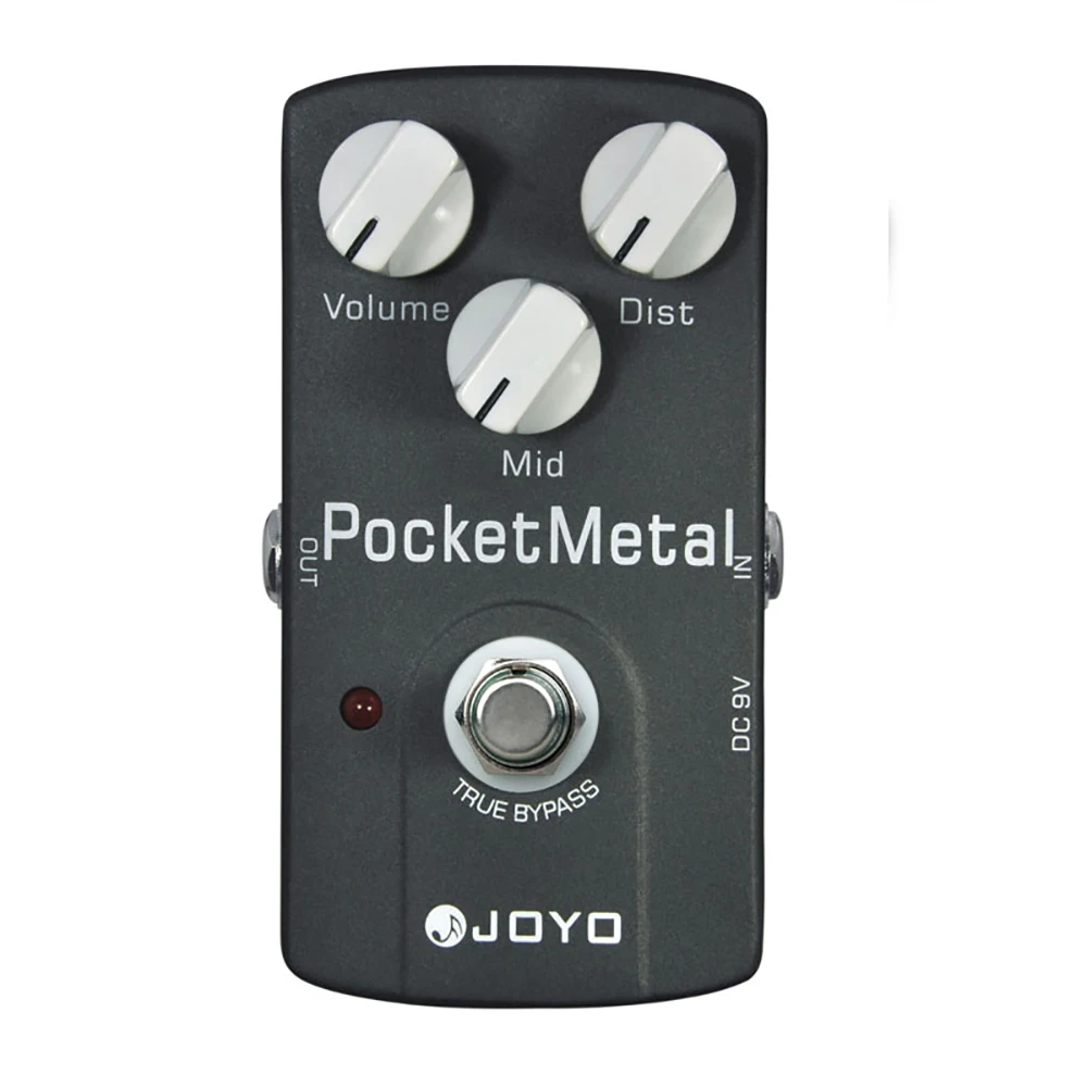 Joyo Jf-35 Electric Guitar Pedal Effect Distortion Pedal Midrange True Electric Bypass Bass Pocket Metal Driver Musical