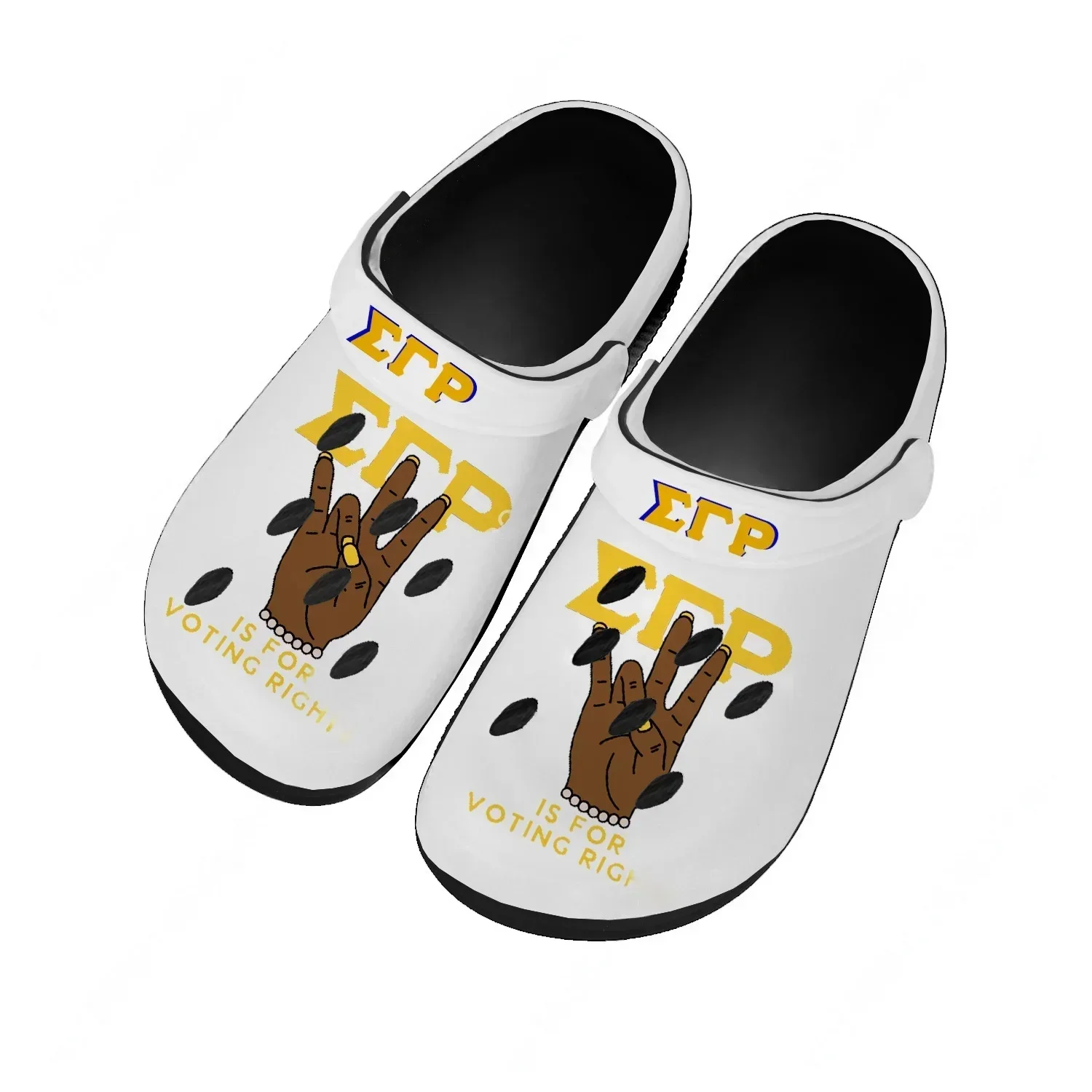 

Sigma Gamma Rho Sandals Women Teenager Home Fashion Water Shoe High Quality Garden Breathable Comfort Beach Hole Slippers
