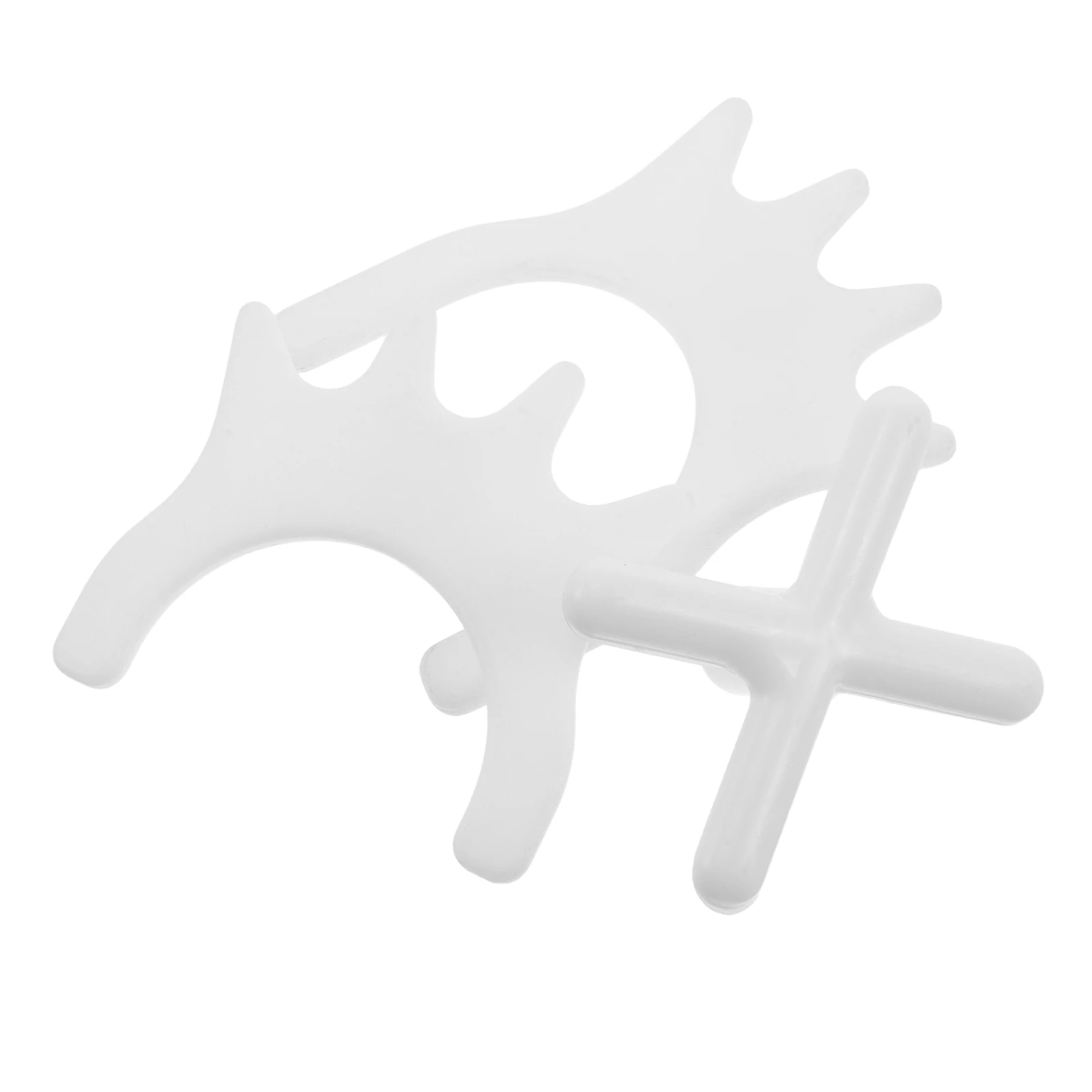 

3Pcs Billiard Bridge Heads Plastic Slip-on Pool Cue Bridge Head Snooker Cue Accessory Game Room Use Pool Table Accessory