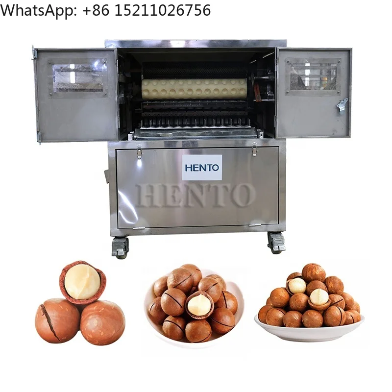 Durable Macadamia Nuts Processing Machine / Macadamia Nut Cracker Machine / Cutter Macadamia Nuts Kenya