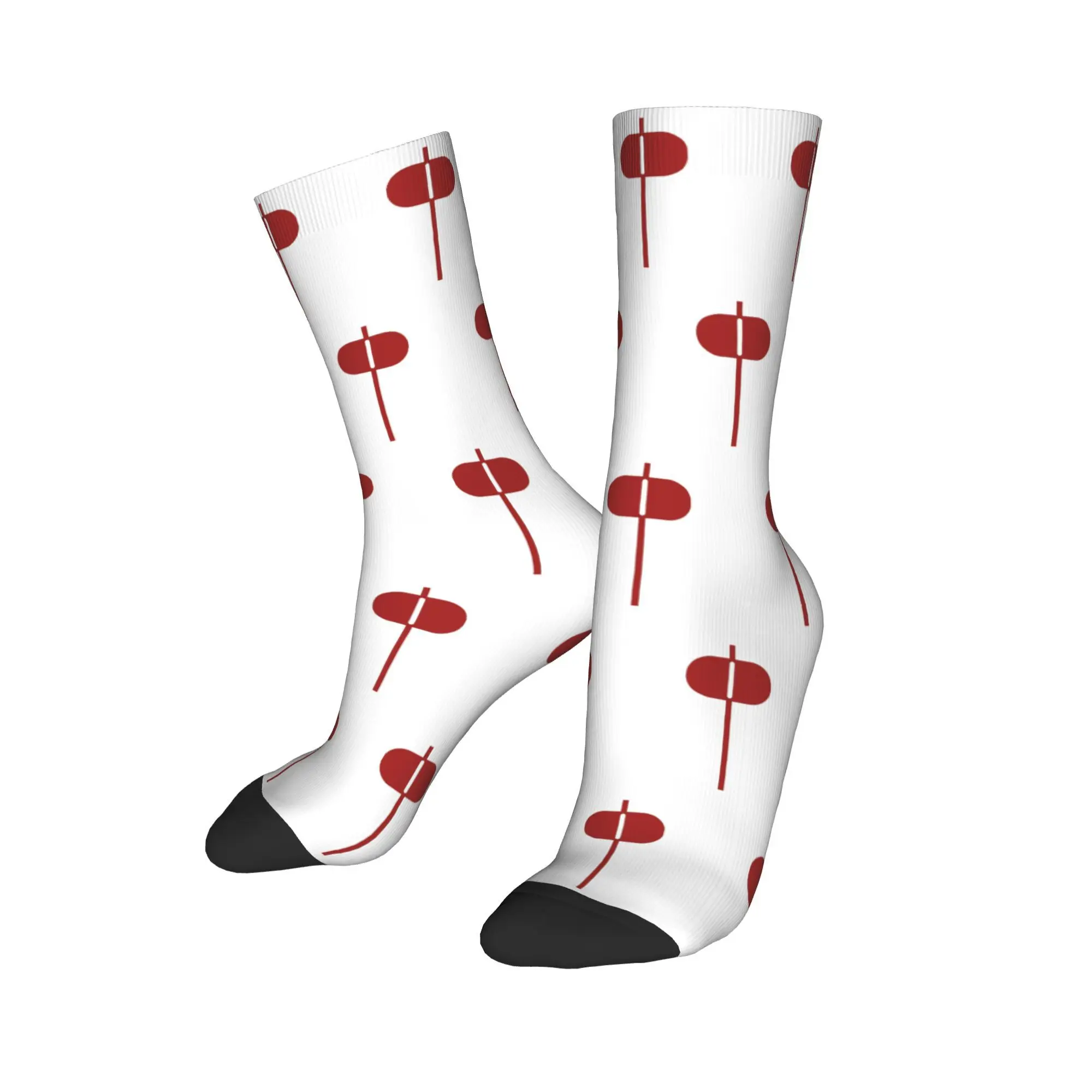 

Hip-hop Invincible Omni Man Logo Basketball Socks Polyester Long Socks for Unisex Breathable