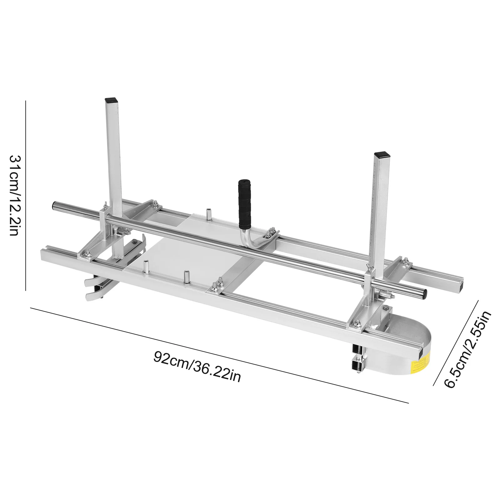 36 Zoll Stahl Kettensäge Planking Holz Schneiden Säge Mühle 0,5-12 Zoll Schneiden Dicke Tragbare Sägewerk Holz Befestigung Maschine Werkzeug