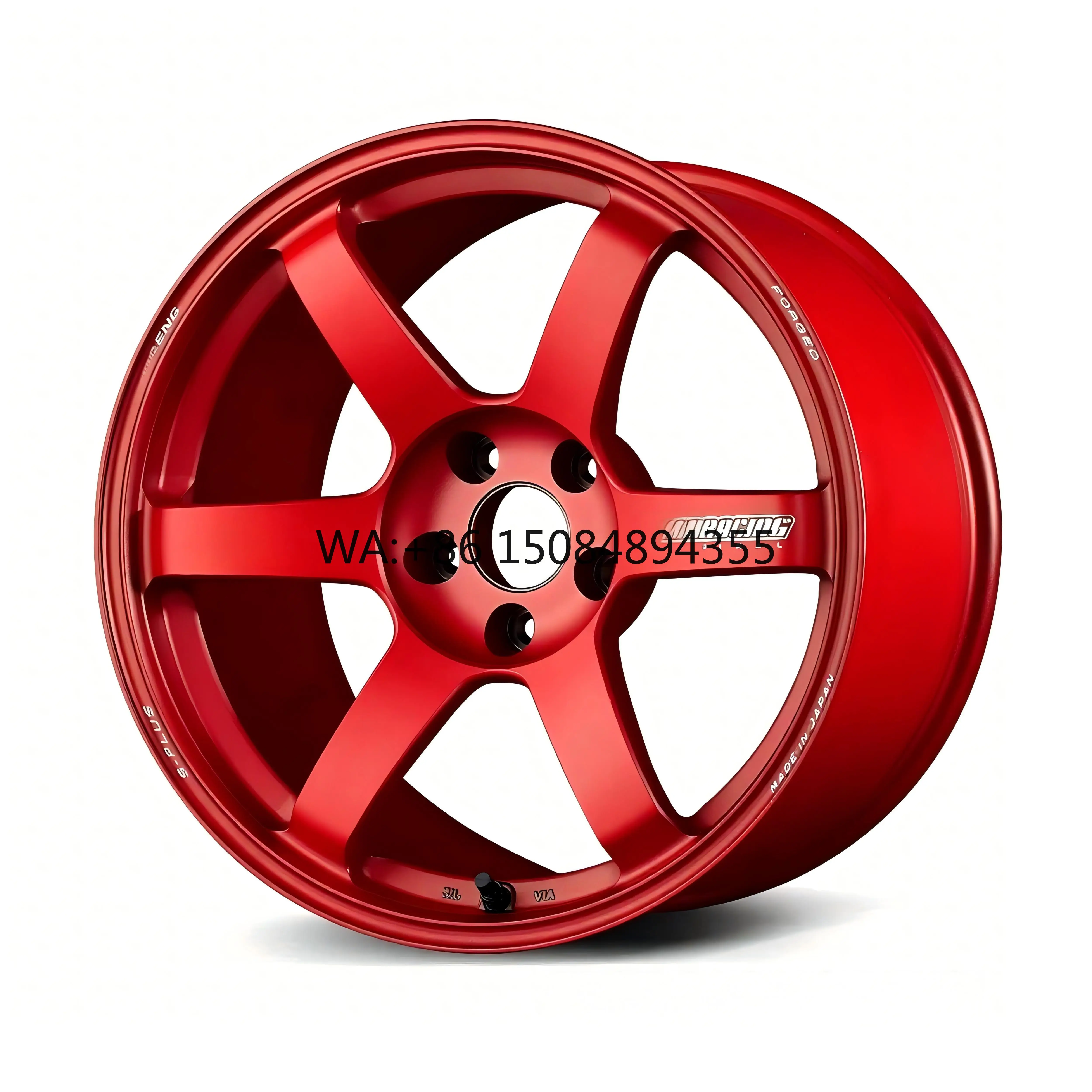 

5x120 5x114.3 Red Forged Alloy Wheels 17-21 Inch Lightweight High Performance Rims for Sports Sedans