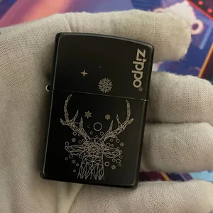 ZIPPO BLACK ICE DEER LINE PATTERN BRIQUET BOQUET COLLECTION IN BOX 12 Main Original Zippo Lighter Sales - №3