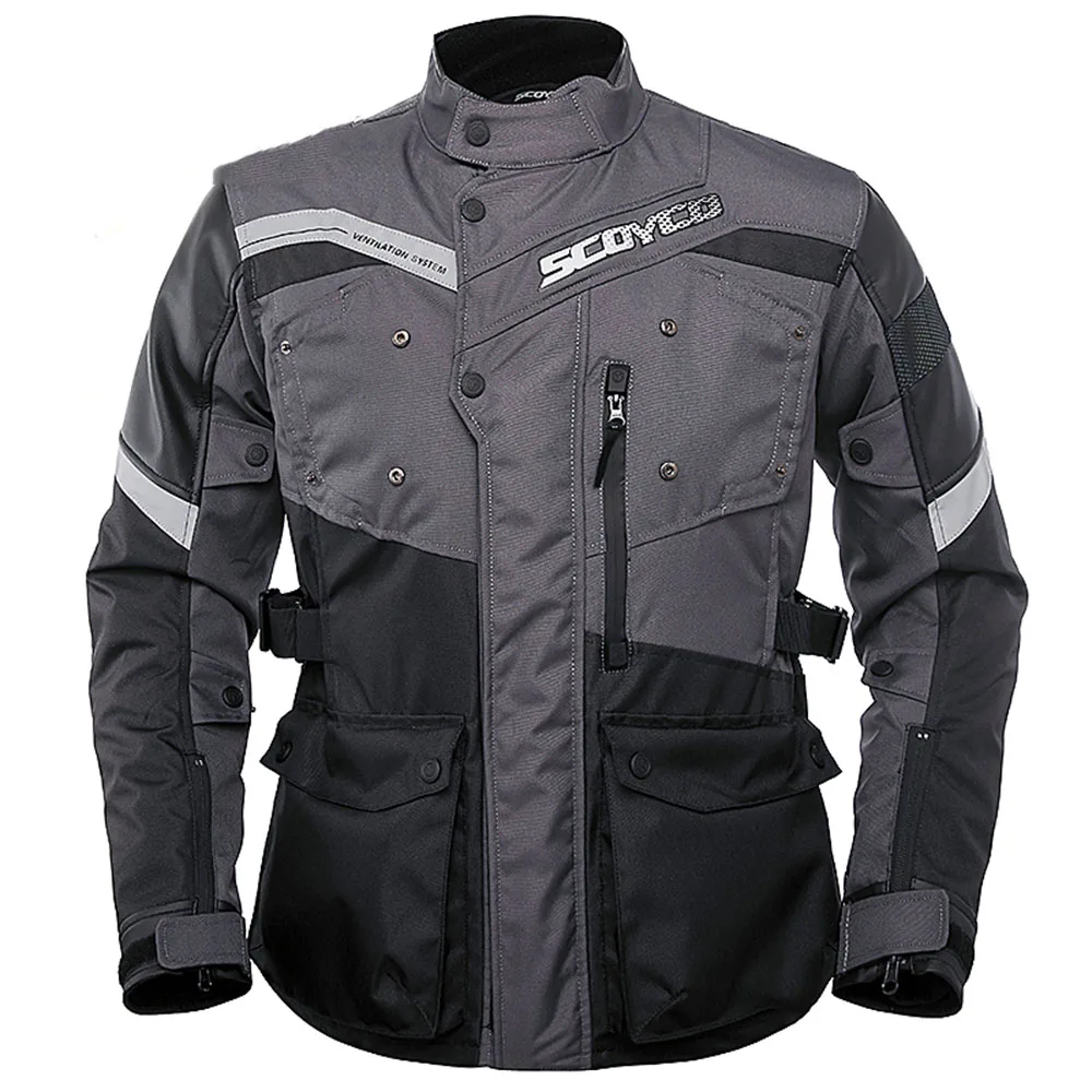 Scoyco Motorcycle Jacket Anti-Fall Racing Jacket Waterproof Motorcycle Clothes Warm  Cycling Clothes Windproof