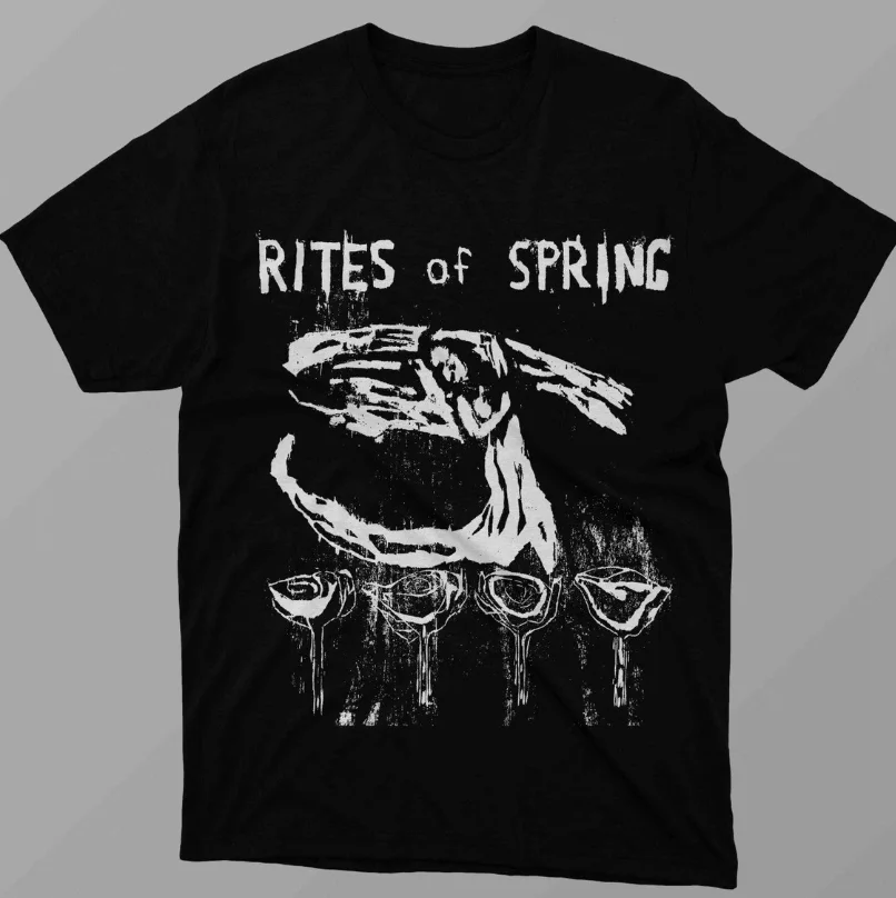 

Vtg Rites Of Spring Band Heavy Cotton Black Full Size Unisex Shirt J869