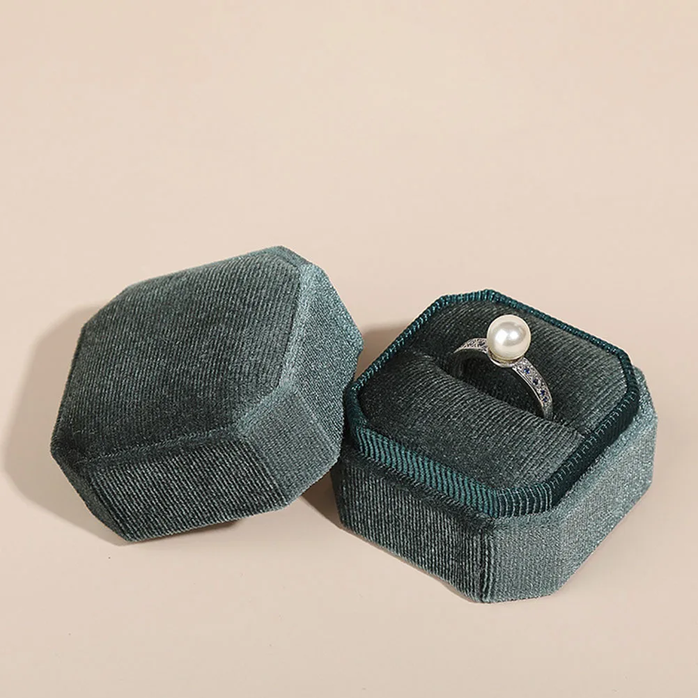 3 قطعة صندوق خاتم سروال قصير أنيق صناديق خاتم الزواج لاقتراح المشاركة مجوهرات هدية علبة مجوهرات علب الهدايا #4