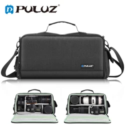 PULUZ DSLR Camera & Lens Shoulder Bag For Nikon Sony Canon Photography Equipment Water-resistant Shoulder Bag For Outdoor Travel