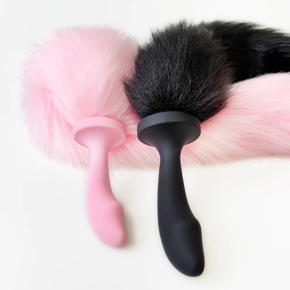 Sexy Fox Anal Plug Tail Silicone Anal Toys For Women Men Butt Plug Dildos Small Tail Anal Plug Cosplay Sex Toys For Adult