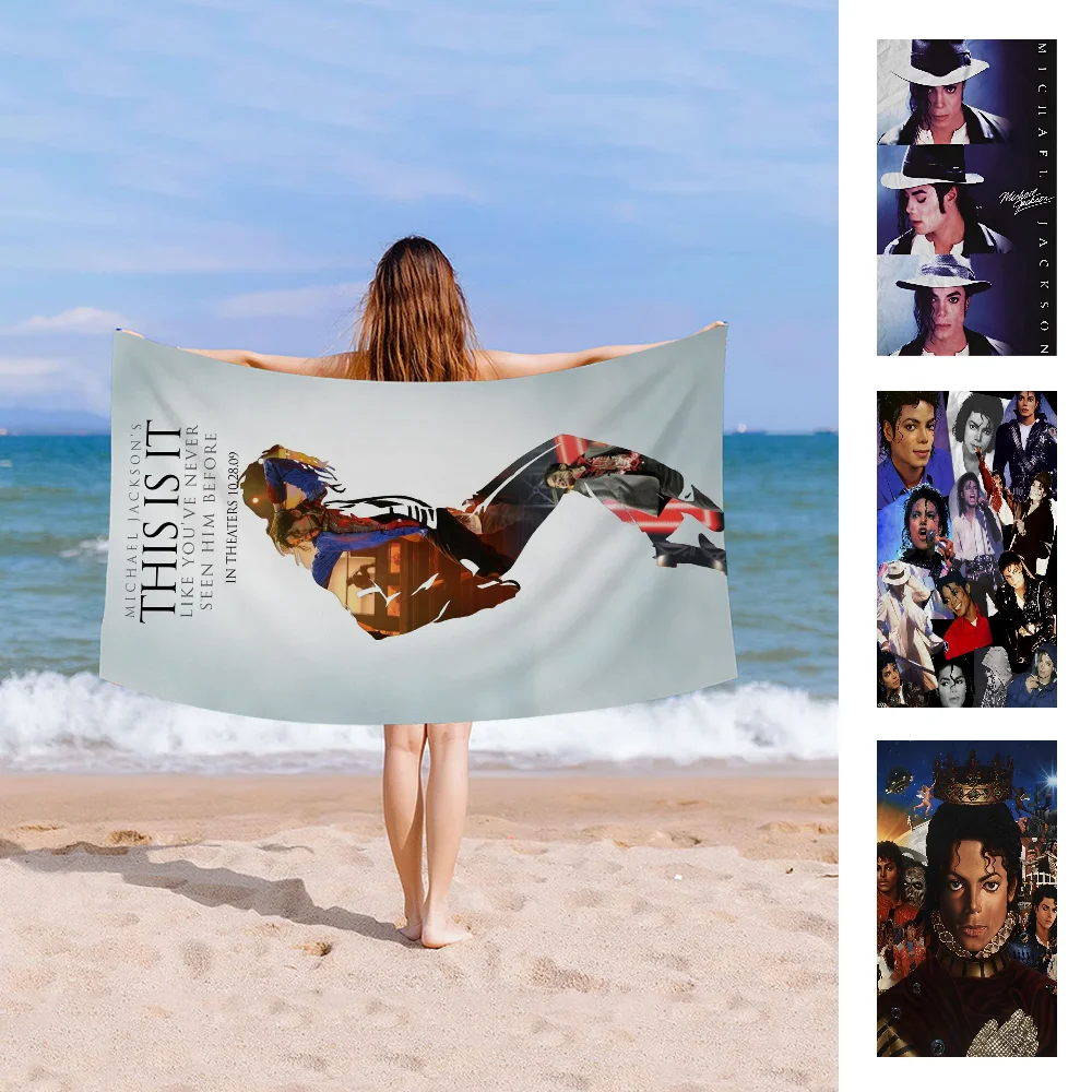 Michael Jackson Beach Towel For Kids Personalized Bath Towel Pool Towel Vacation Gift Picnic Towel Party Gift