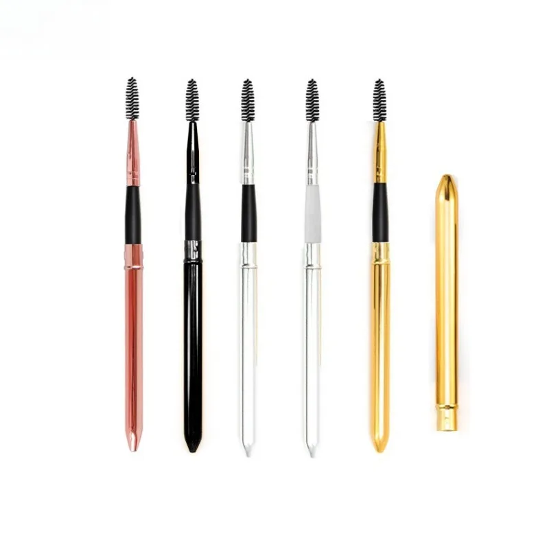 1 PC Soft Eyebrow แปรงขนตา Retractable แปรงขนตาแปรงมาสคาร่า Professional แบบพกพา EXTENSION เครื่องสําอางค์เครื่องมือ
