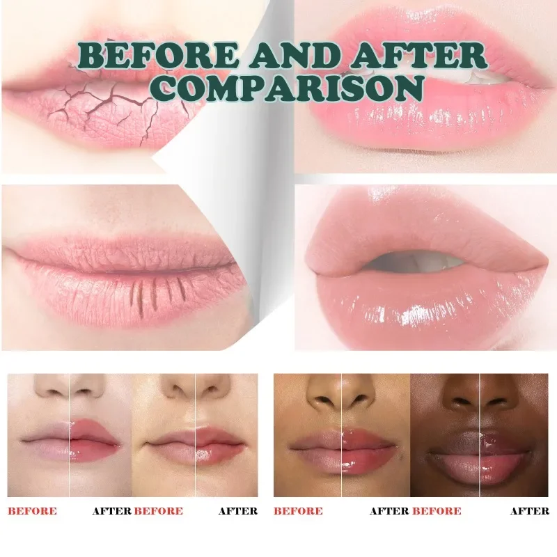 Lip Plump Gloss care Cream hydrating moisturizing anti-peeling drying cracked Exfoliation diluting lip lines  repair lip balm