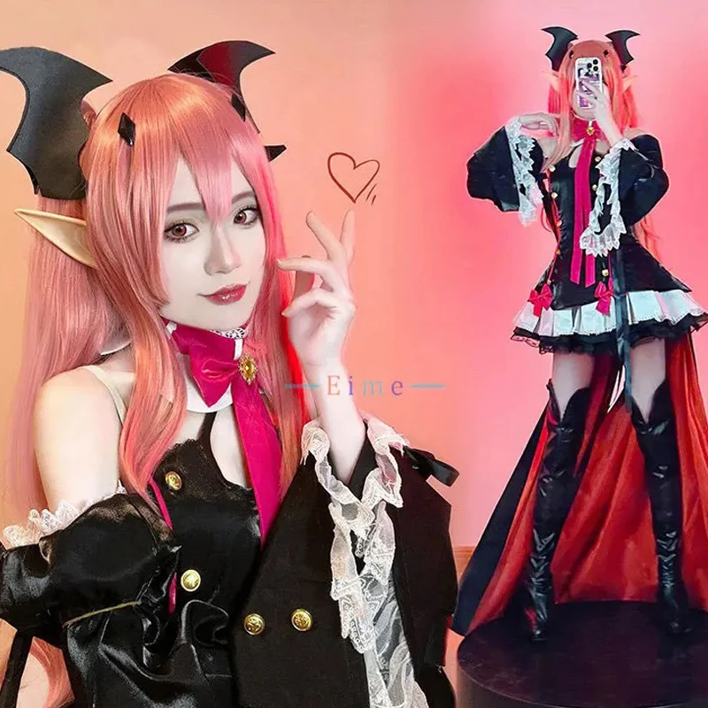 

Krul Tepes Cosplay Costume Anime Role Play Outfits Women Sexy Dress Halloween Carnival Uniforms Party Suits Custom Made