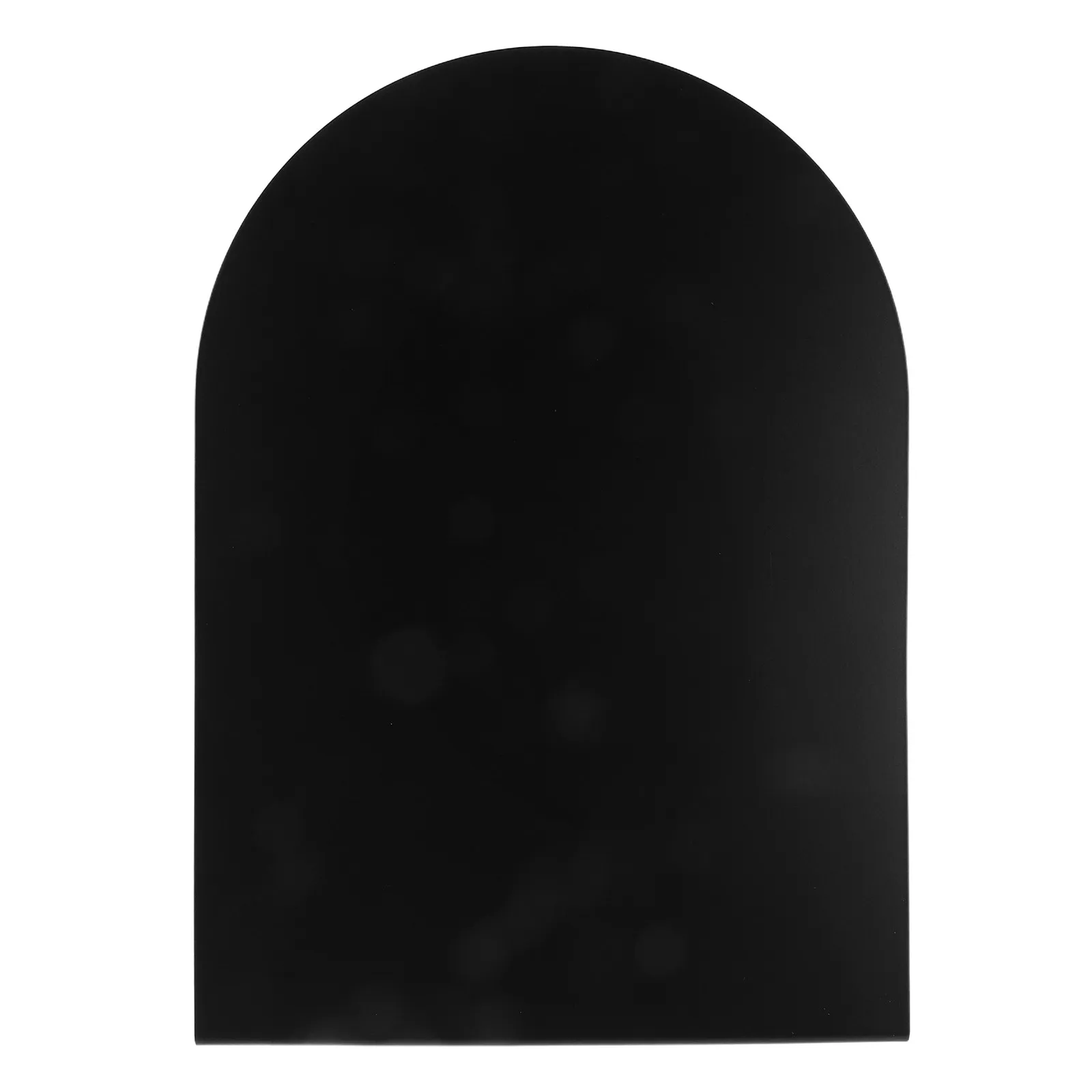 Stylish Magnetic Memo Board Black Desktop Display Stand for Notes and Reminders Organizational Tool for Office Home Use