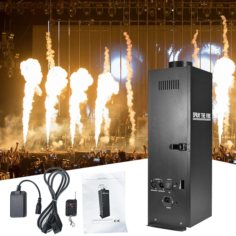 Stage Event Wedding Dj Club Concert Equipment Sparkler Flame Projector Fire Machine