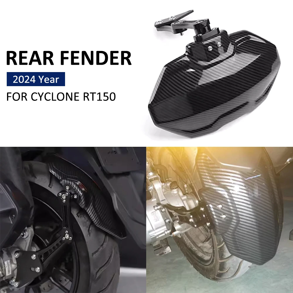 

New Motorcycle Rear Tire Wheel Splash Protector Guard Extension Fender Hugger Mudguard kit For Cyclone RT150 RT 150 2024