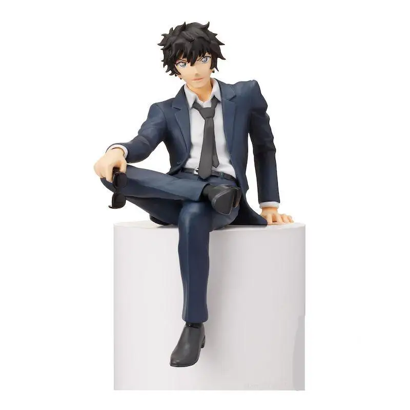 NEW SEGA Detective Conan Anime Figure Matsuda Jinpei Sitting Position Action Figure Toys For Kids Gift Model