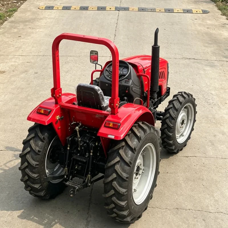 Customized 2026 Four-wheel Farm Rotary Tiller, Ride-on Wheeled High-horsepower 4WD Mini Cultivator, Farm Land Preparation