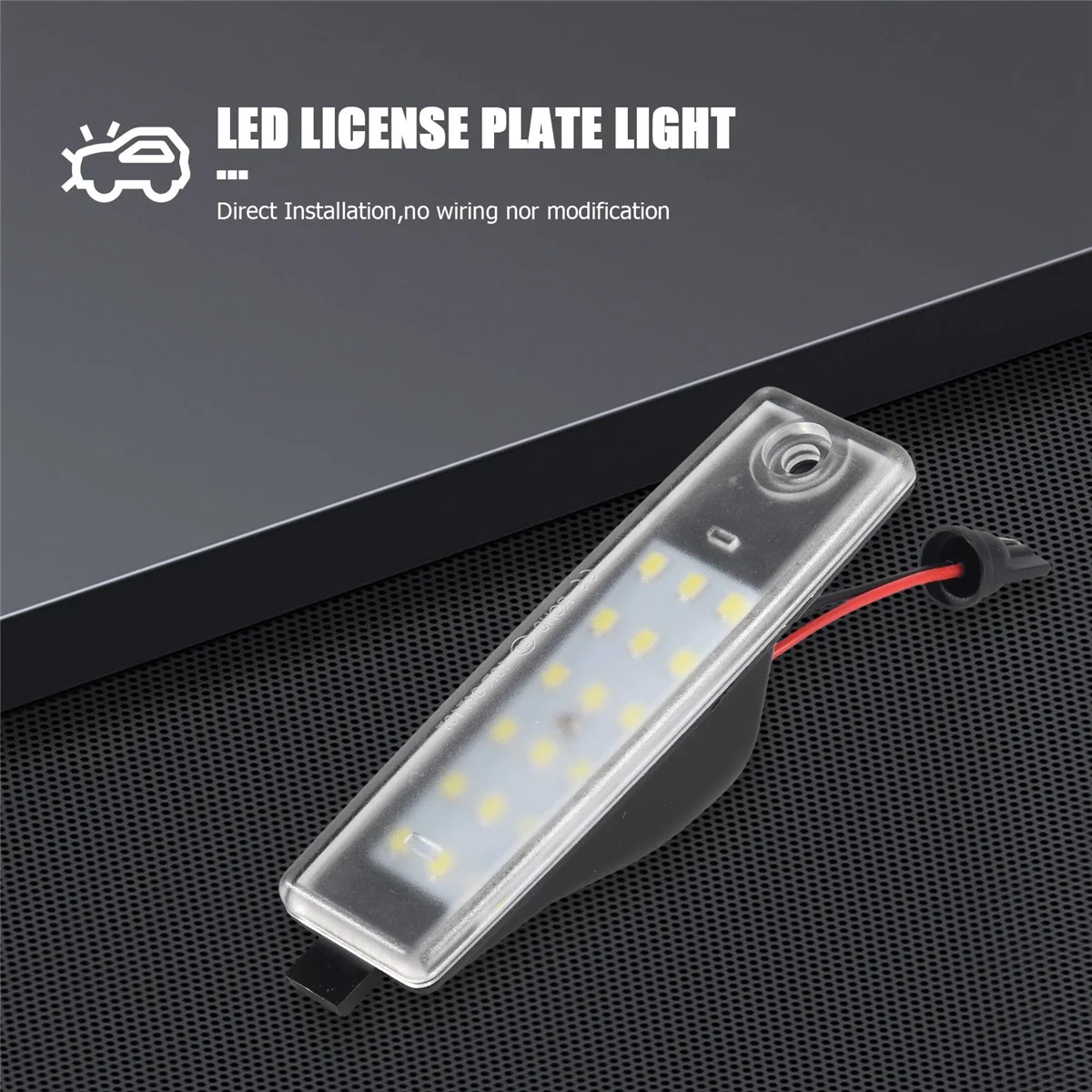 White Led Number License Plate Light Replacement For Hi- H200 2004-2012 Car Accessories