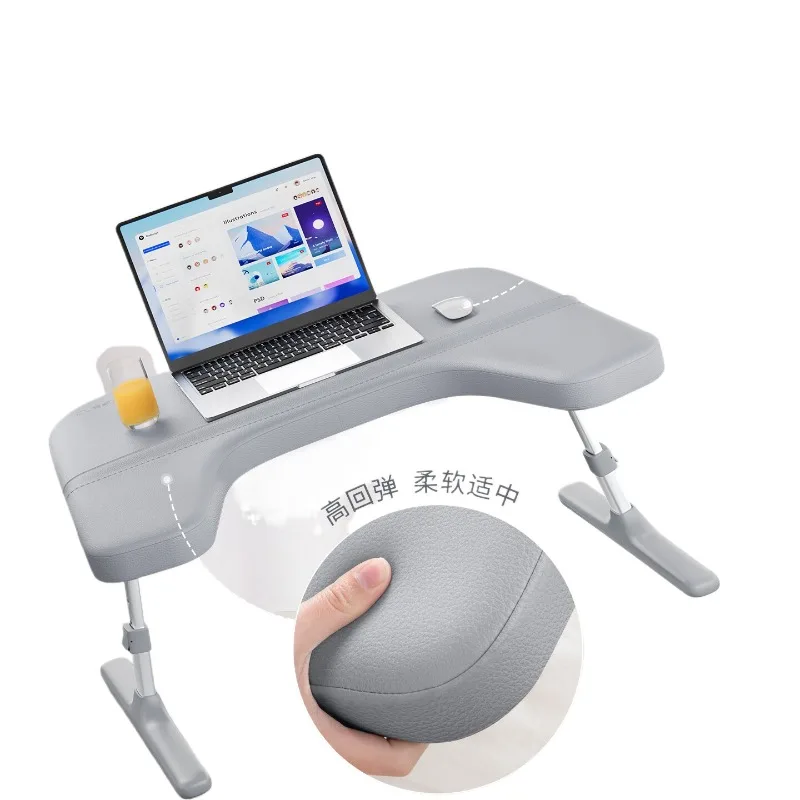 Gaming table on the bed, foldable table that can be lifted and lowered