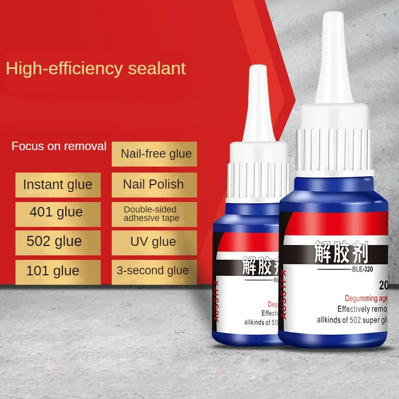 

502 Quick-drying Glue Degumming Agent Instant Glue Mahogany Glue Nail Free Glue Remover Big Head Pen Strong Degumming Agent