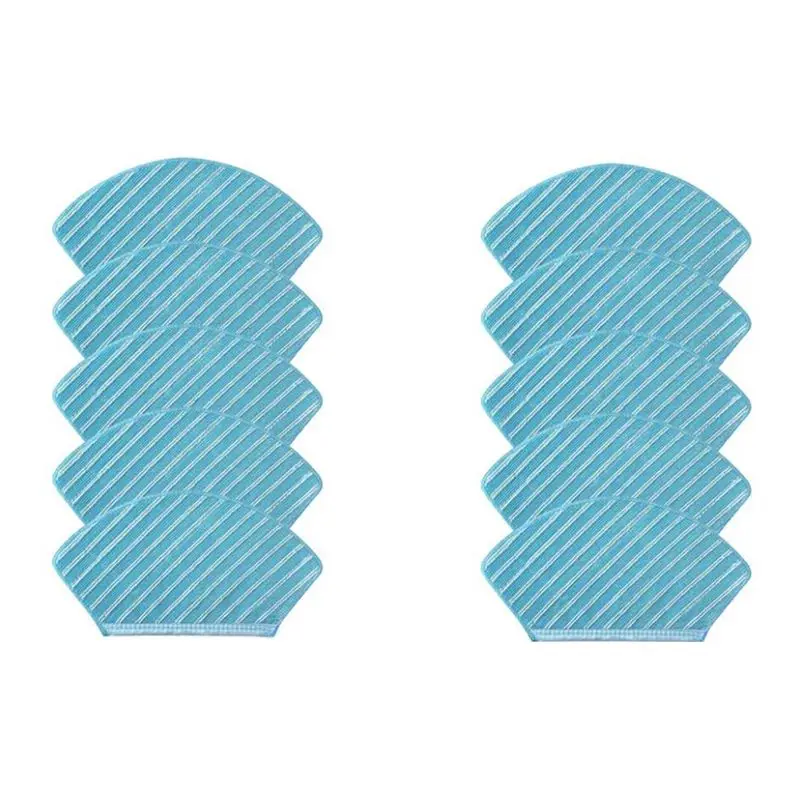 Essential Top 10Pcs For Midea M7 I10 Smart Home Appliance Accessories Mop Rag Kit Robot Vacuum Cleaner