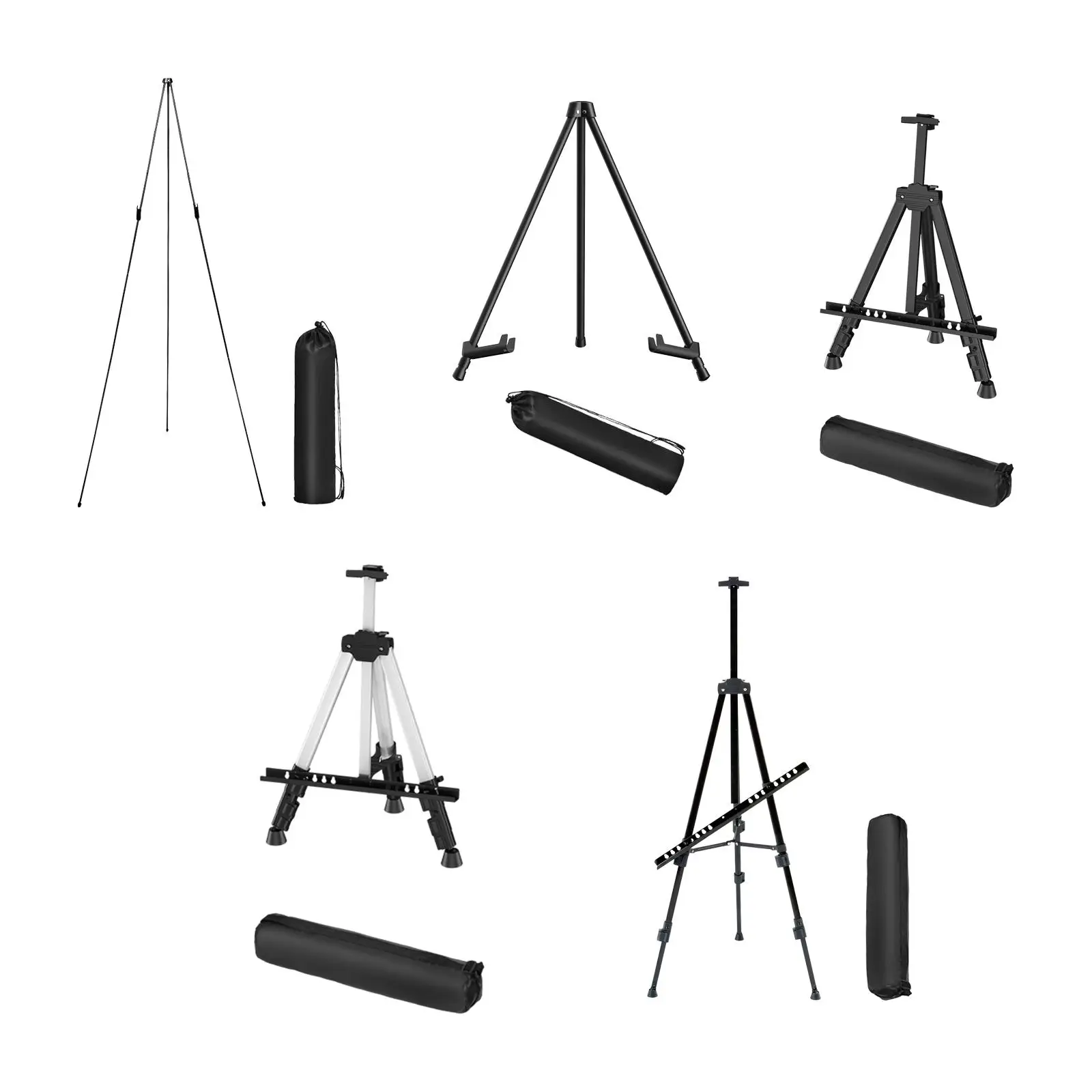 Easel Stand Tripod Table Easels with Bag Photo Frame Collapsible Displaying