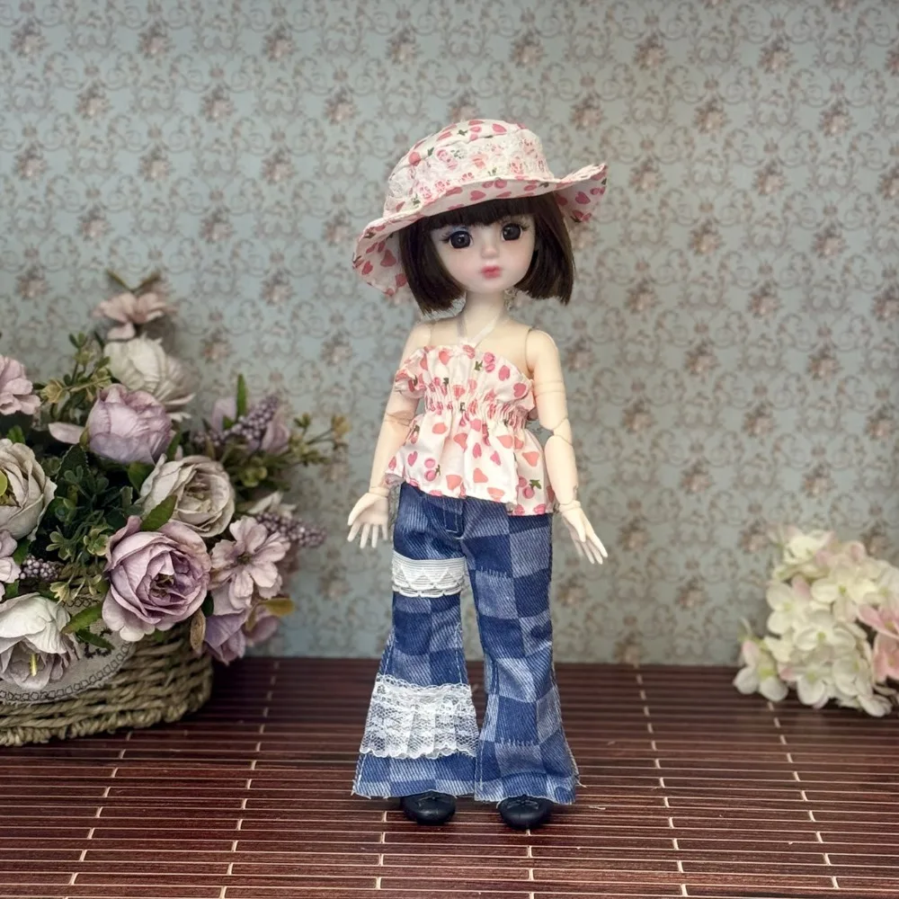 

Кукла-одевалка с одеждой 30 см Кукла BJD 3D глаза Одевание Съемные суставы Кукла Симпатичные съемные суставы 1/6 Bjd Куклы Подарки для девочек