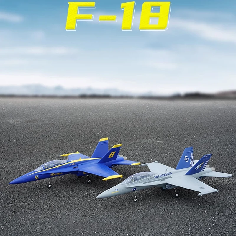 Xfly Twin Double Channel 40mm F-18 Hornet Edf Jet Fighter Adult Outdoor Rc Remote Control Aircraft Toy