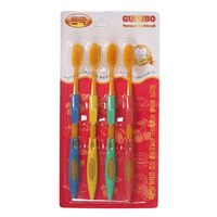 4pcs Soft Bristle Toothbrush Ergonomic Handle Deep Cleaning Manual Toothbrush al Hygiene Beauty Health Toothbrushes Soft Bristle