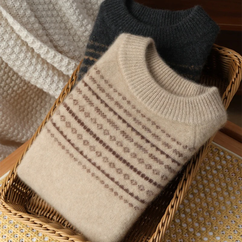 

Children's100% pure wool sweater round neck pullover knitted sweater teenager autumn winter sweater Long sleeves warmthsweater