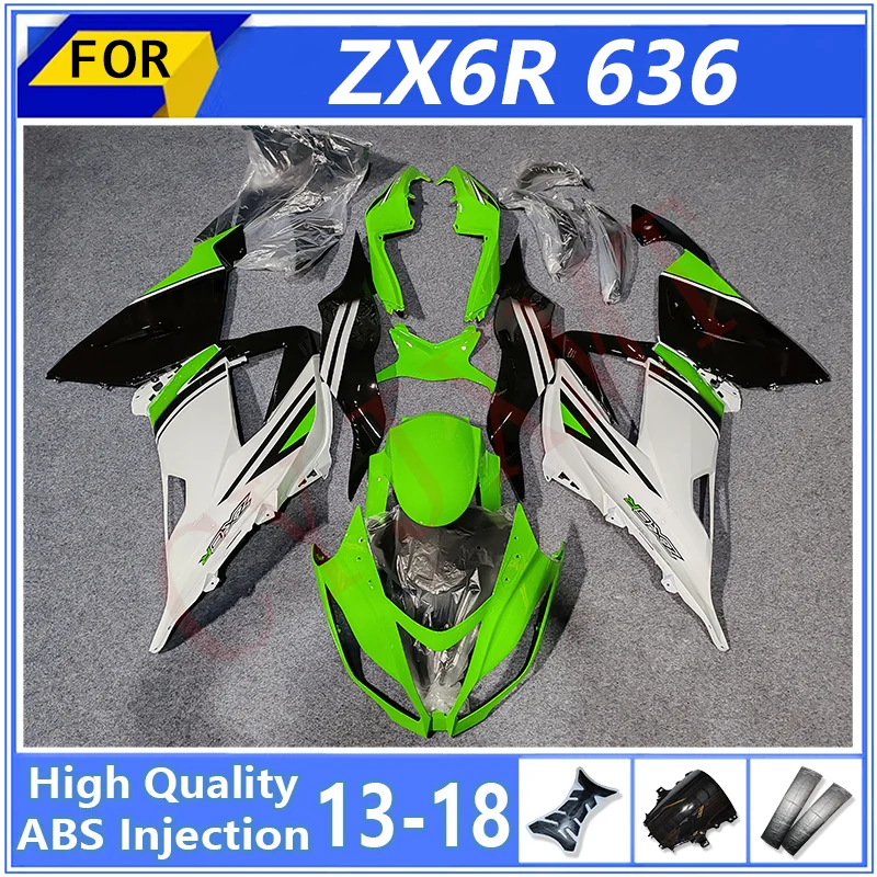 

Motorcycle Fairings for Kawasaki Ninja ZX6R 636 2013-2018 Full Fairing Kit Ninja636 ZX-6R 13 14 15 16 17 18 Bodyframe Tank Shell