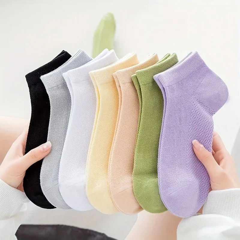 Macaron Candy Color Mesh Shoe Insoles Korean Breathable Soft Foot Cushions Women Daily Walking Shoes