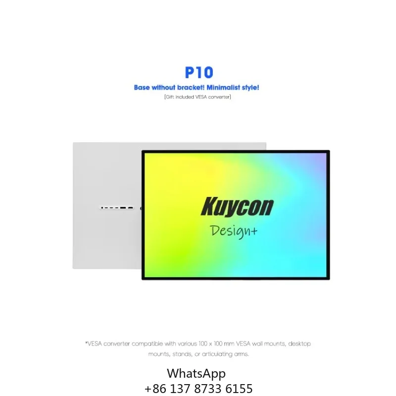 Kuycon P10 Display Screen 28.2 Inch 4k Monitor Design High-definition IPS Surface Notebook Split Screen Monitor Without Bracket