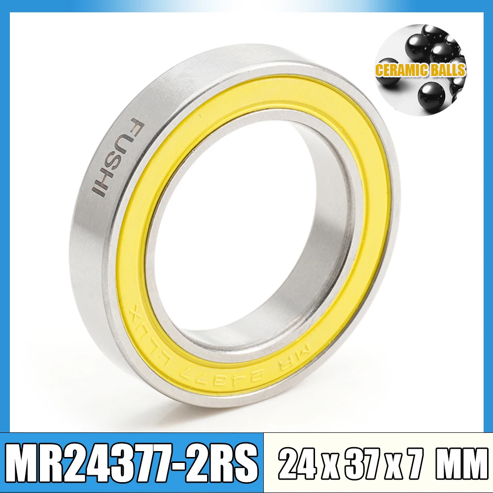 

MR2437-2RS Подшипник 24*37*7 мм (1 шт.) ABEC-3 MR 24377 RS Велосипедный кронштейн BB90 Нижняя часть 24 37 7 Керамические шарикоподшипники