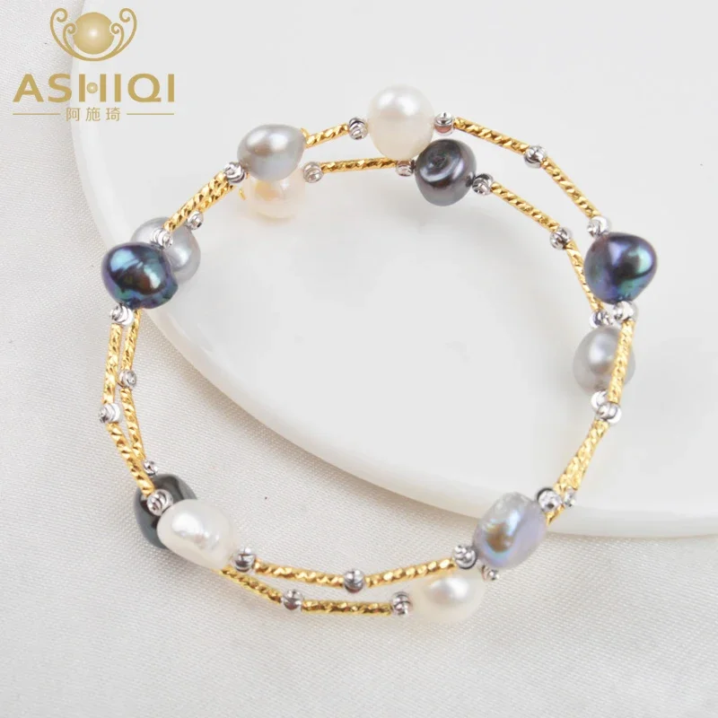 

Женские браслеты и обручи ASHIQI, ювелирные изделия в подарок